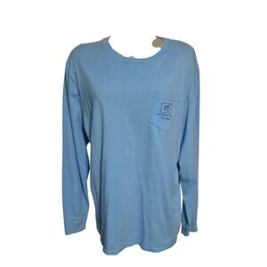 Southern Tide‎ Skipjack Men's Long Sleeve Original T-Shirt Yacht Blue Size XL